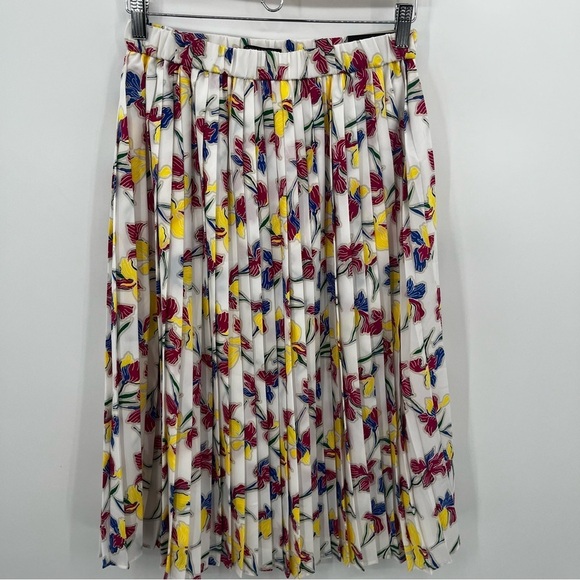 Banana Republic Factory NWT M Accordion Pleated Peasant Skirt - Picture 1 of 12